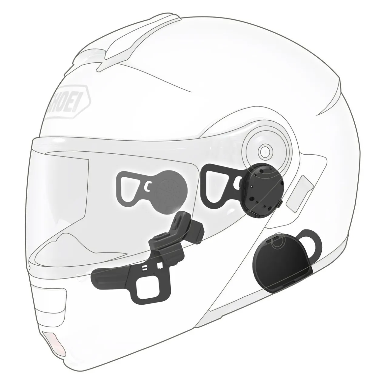 Interfono Sena 10u Con Telecomando Per Shoei Neotec