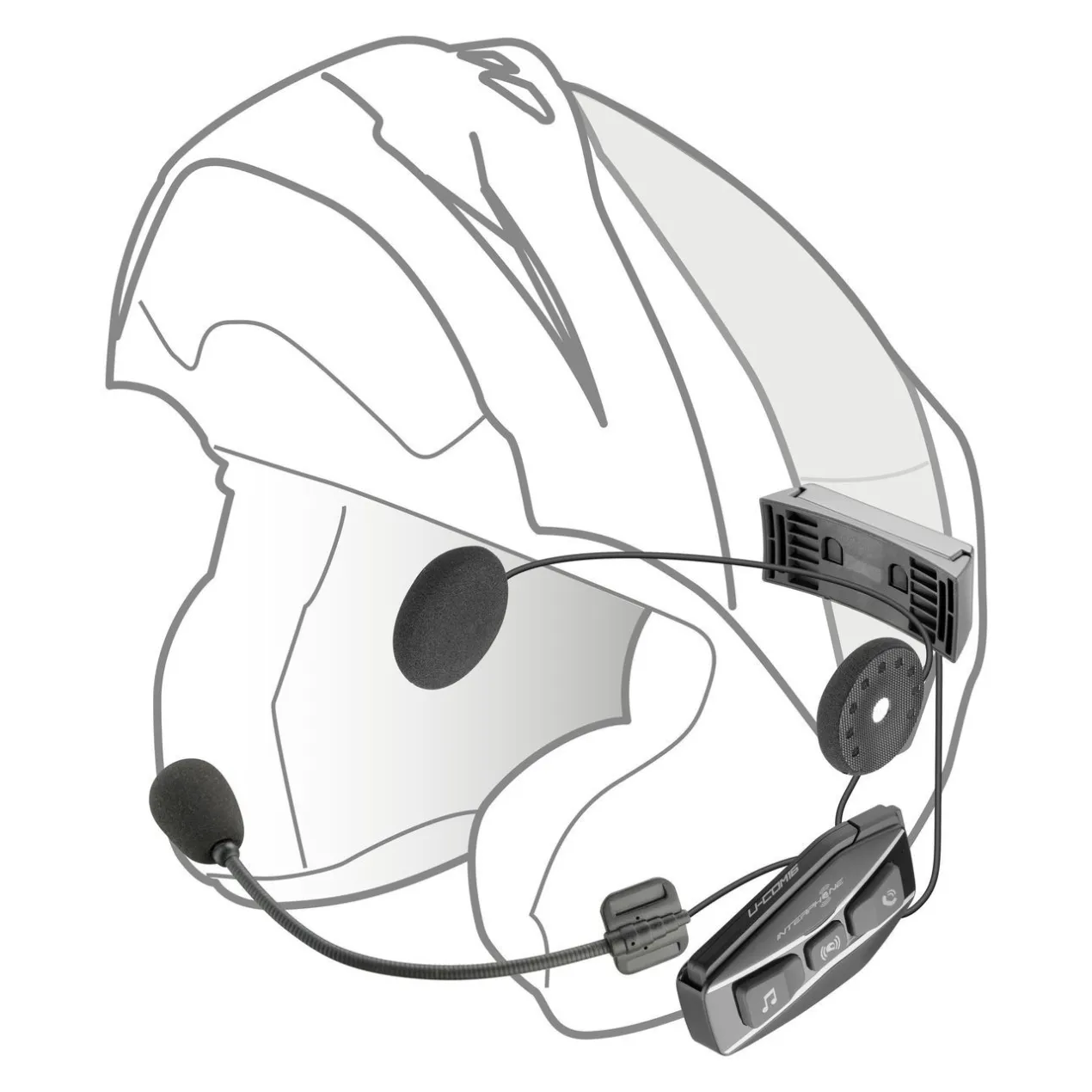 Interphone Ucom16 conf. Doppia Bluetooth Da Casco
