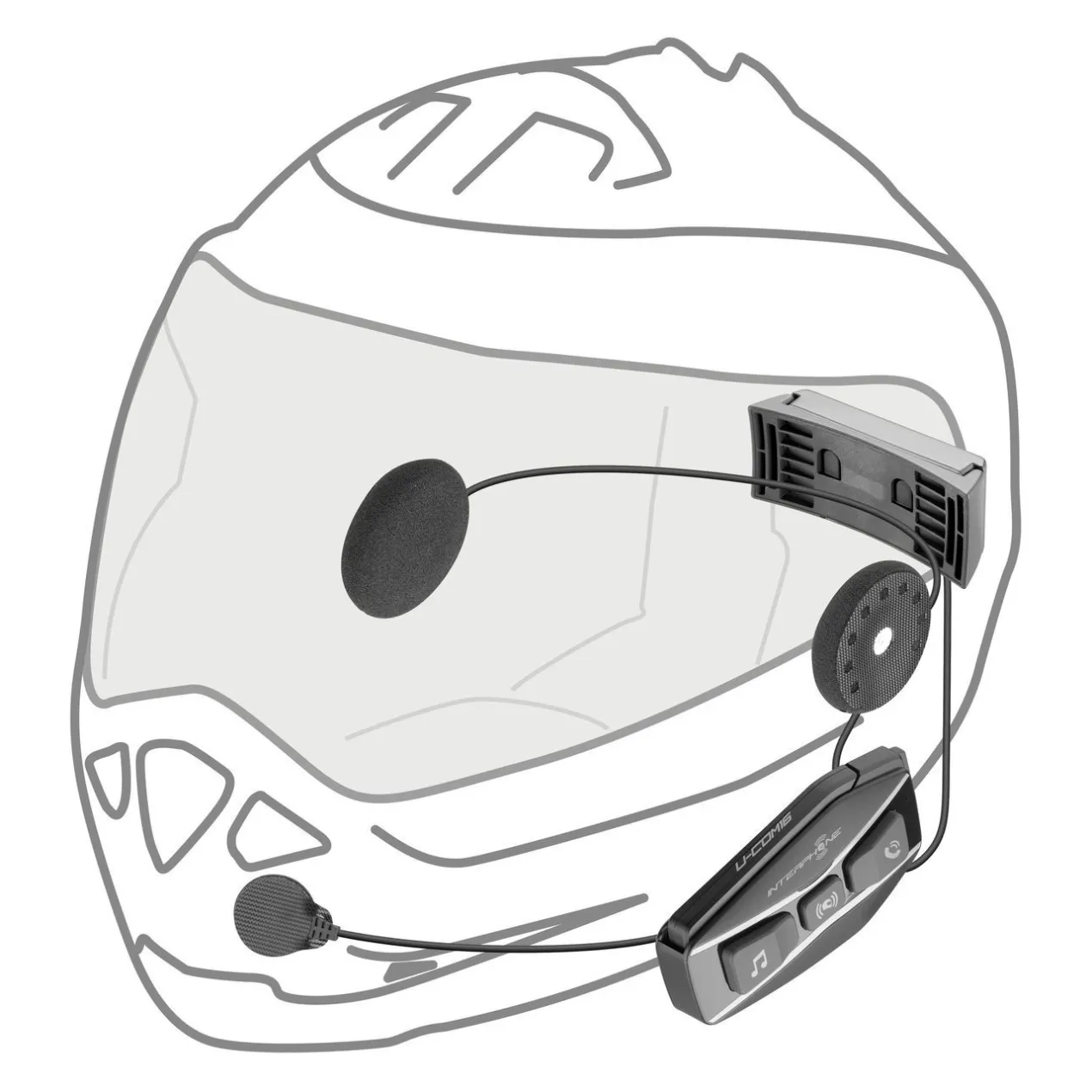 Interphone Ucom16 conf. Doppia Bluetooth Da Casco