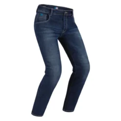 Jeans Moto Pmj New Rider Uomo Made In Italy Blue