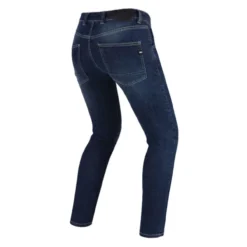 Jeans Moto Pmj New Rider Uomo Made In Italy Blue