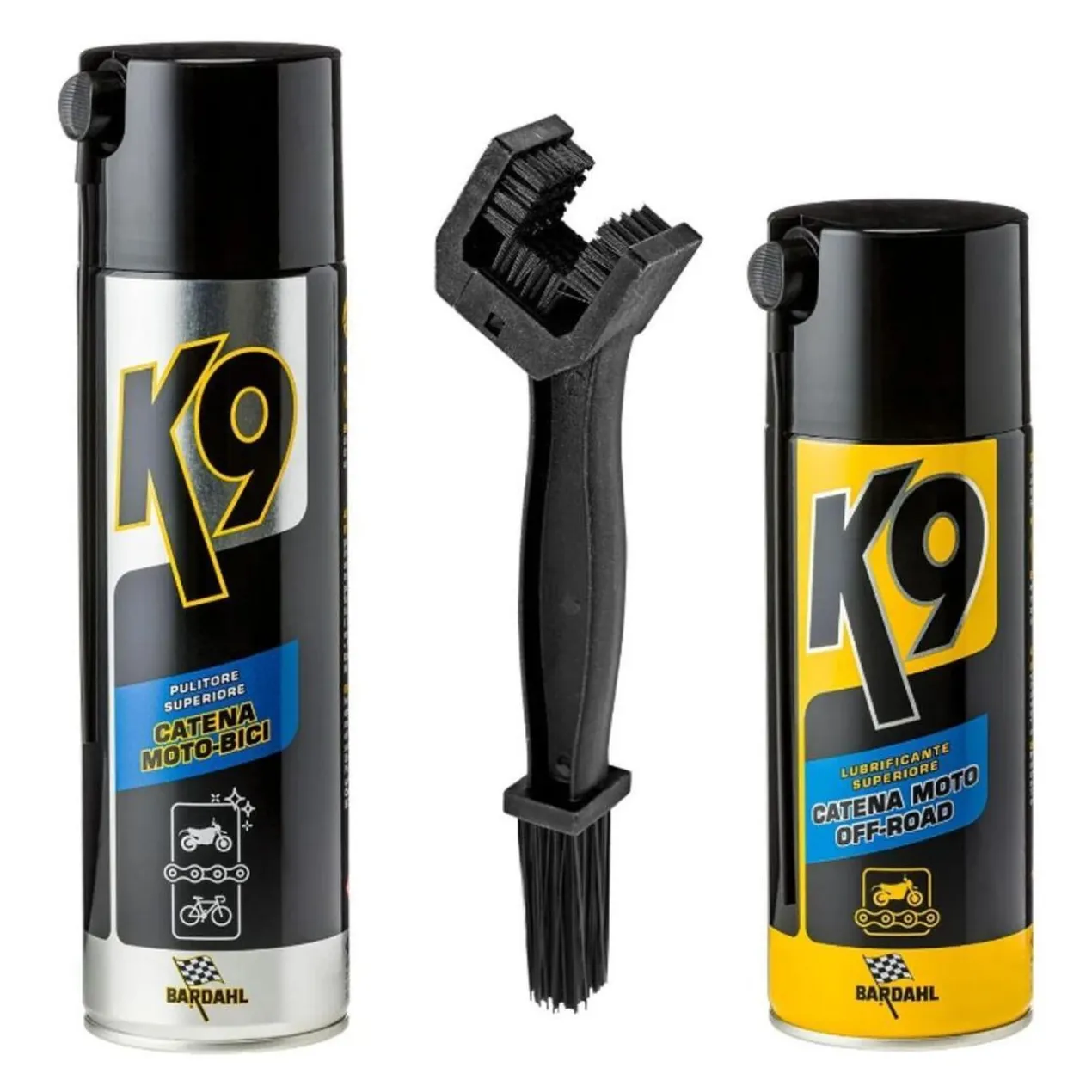 Kit Manutenzione Catena Moto Off-road Bardahl K9