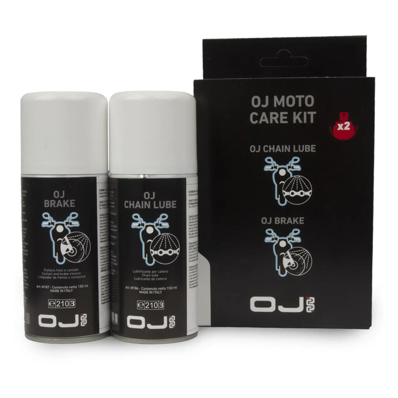 Kit Pulizia Moto Oj Moto Care Kit