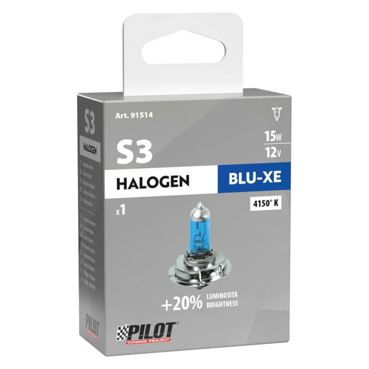 Lampada Blu-xe 12vs3 15w P26s