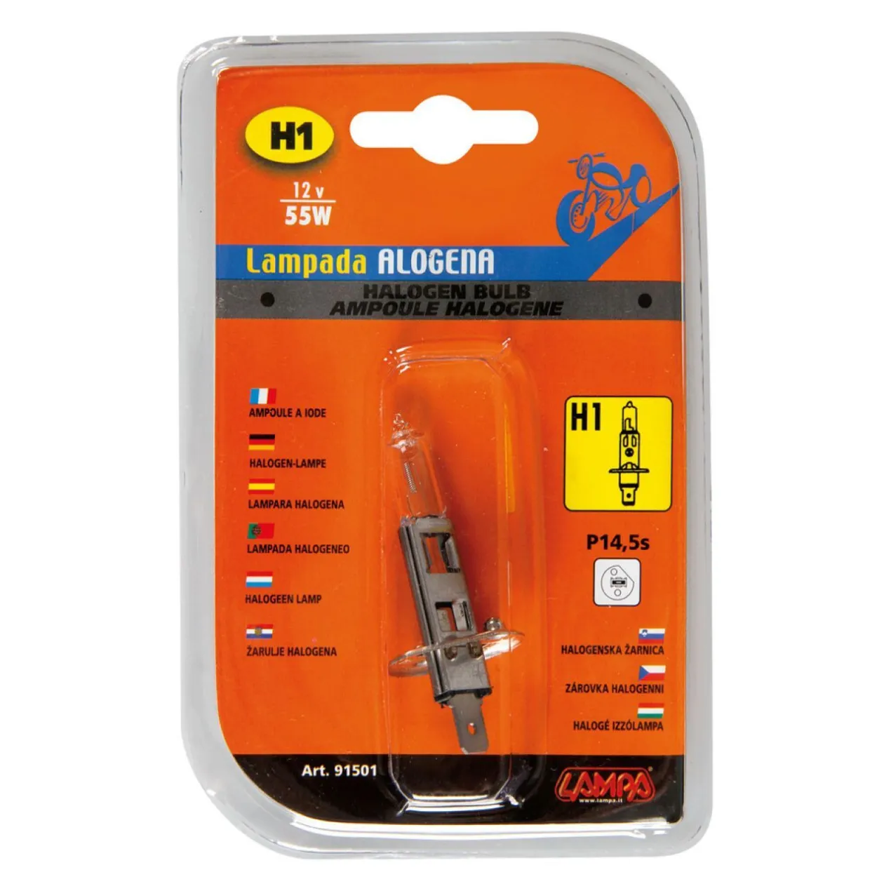 Lampada H1 12v 55w