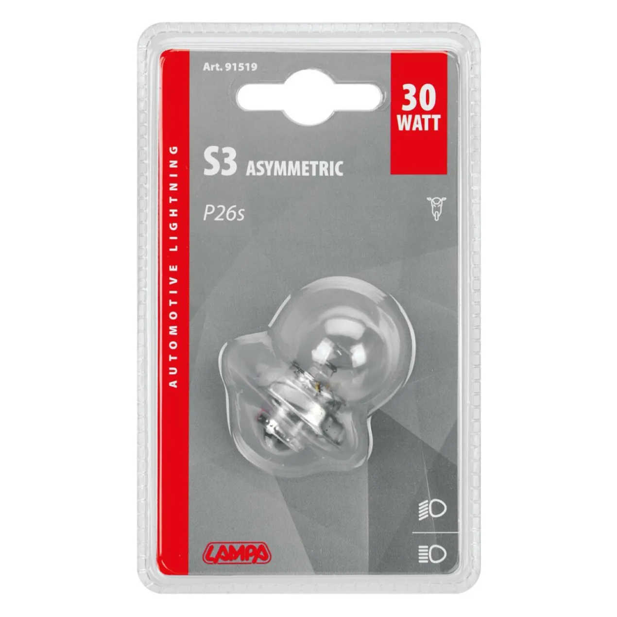 Lampada 12v S3 P26s 30w