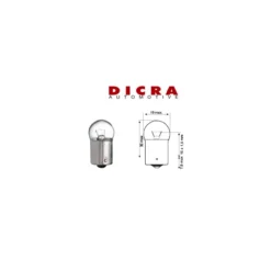 Lampadina Dicra Ba15s 12v 5w