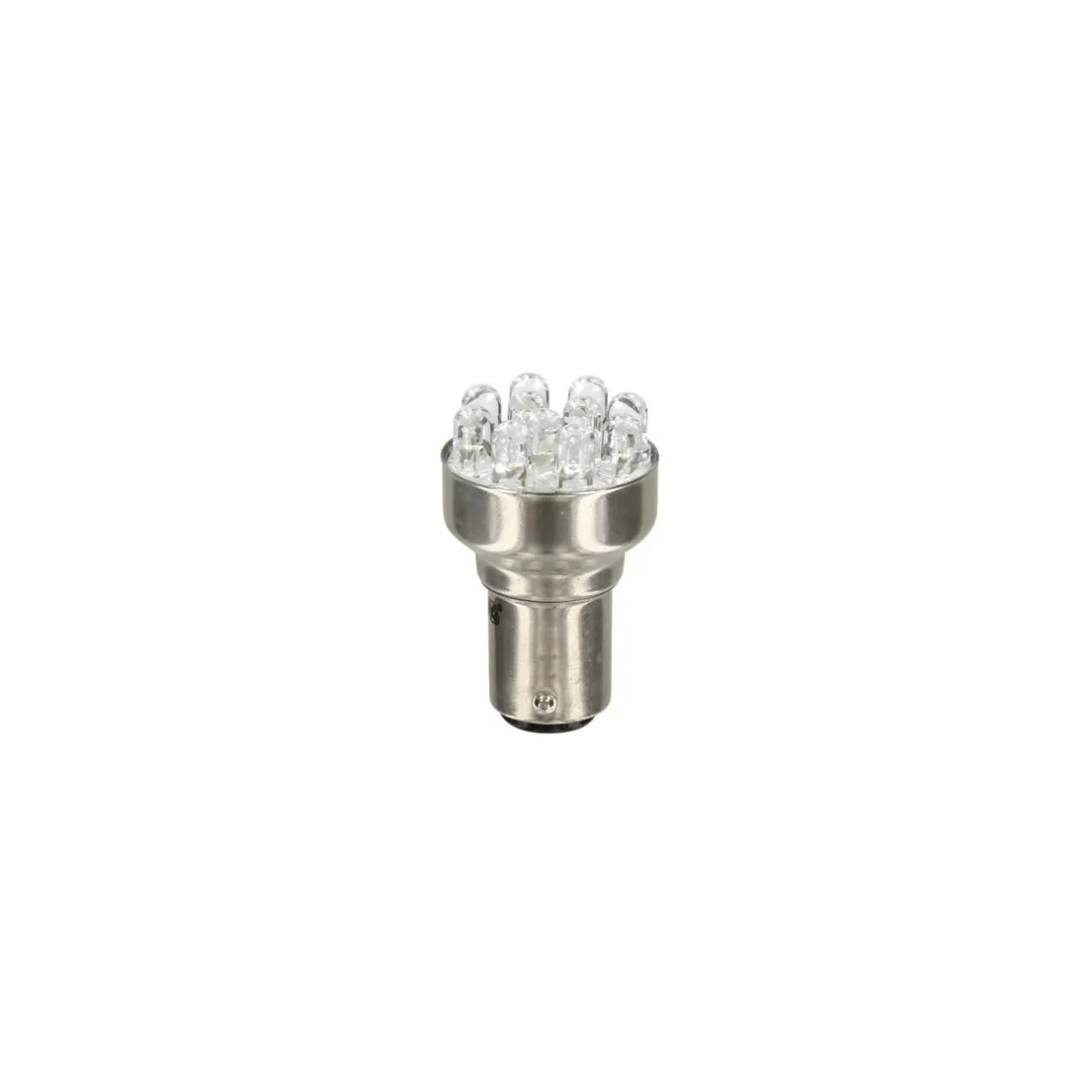Lampadina Multi Led Lampa 12v Bay15d Luce Rossa