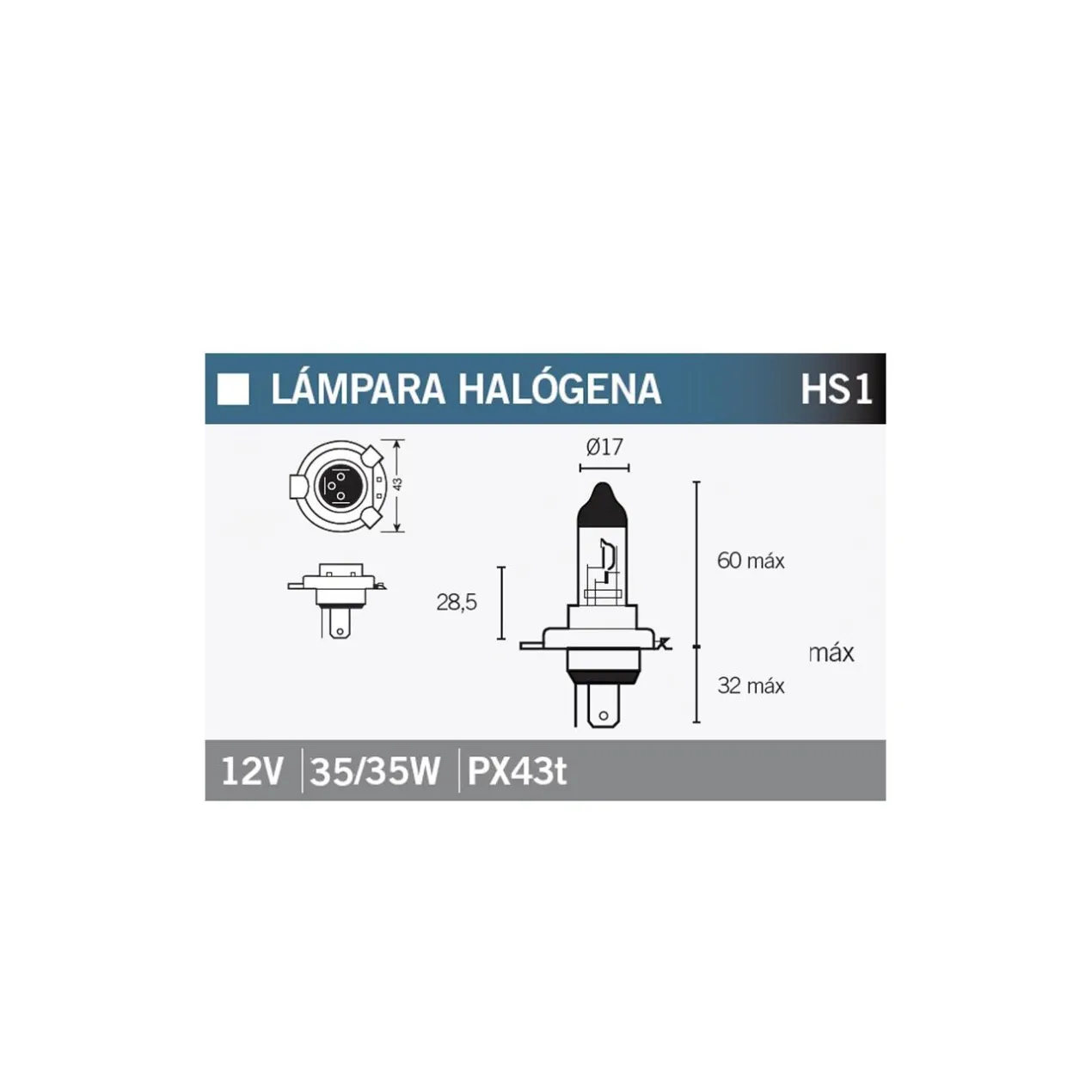 Lampadina Vicma Alogena Hs1