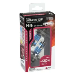 Lampadine Alogena Lampa 12v Xenon Top +120% Luce - H4 - 60/55w - 2 Pz