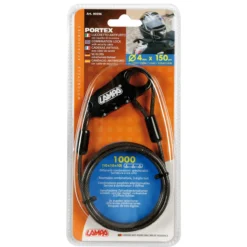 Lucchetto Antifurto Portex Con Cavetto Di Sicurezza Lampa 90596