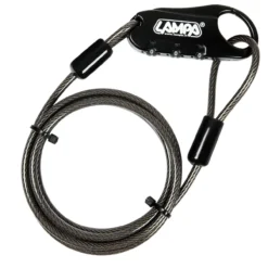 Lucchetto Antifurto Portex Con Cavetto Di Sicurezza Lampa 90596