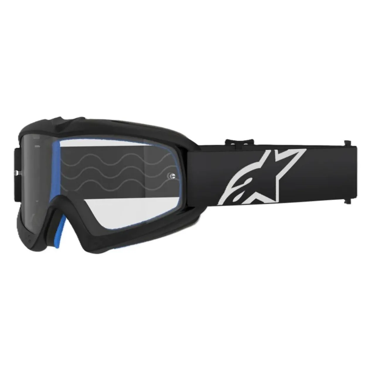 Maschera Alpinestar Vision Corp Youth Black Clear