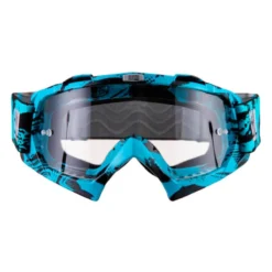 Maschera Cross con Lente Trasparente Cgm Extreme 730X Azzurro