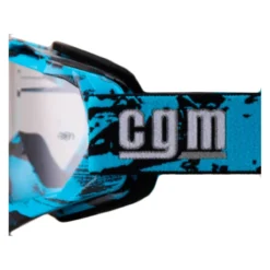 Maschera Cross con Lente Trasparente Cgm Extreme 730X Azzurro