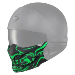 Mask Scorpion Per Exo-combat Evo Samurai Matt Black/green