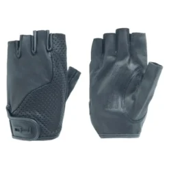 Mezzi Guanti In Pelle Oj Fresh Nero
