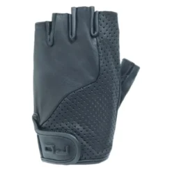Mezzi Guanti In Pelle Oj Fresh Nero