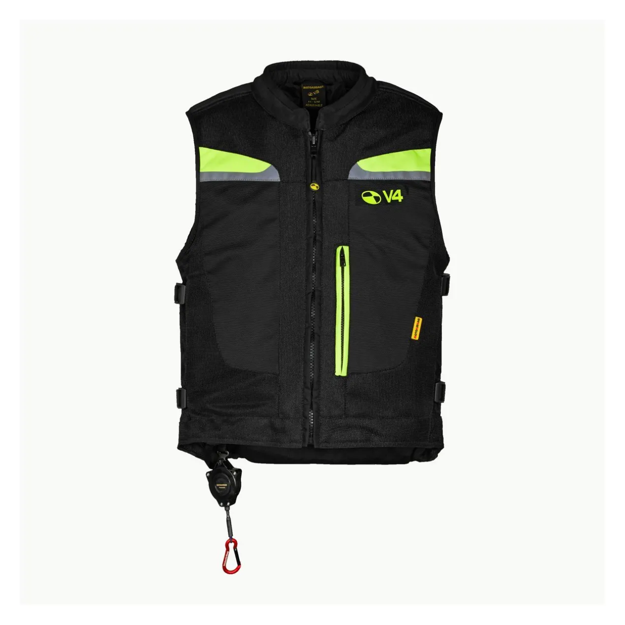 Motoairbag Mab V4 Modular Solo Gilet Nero