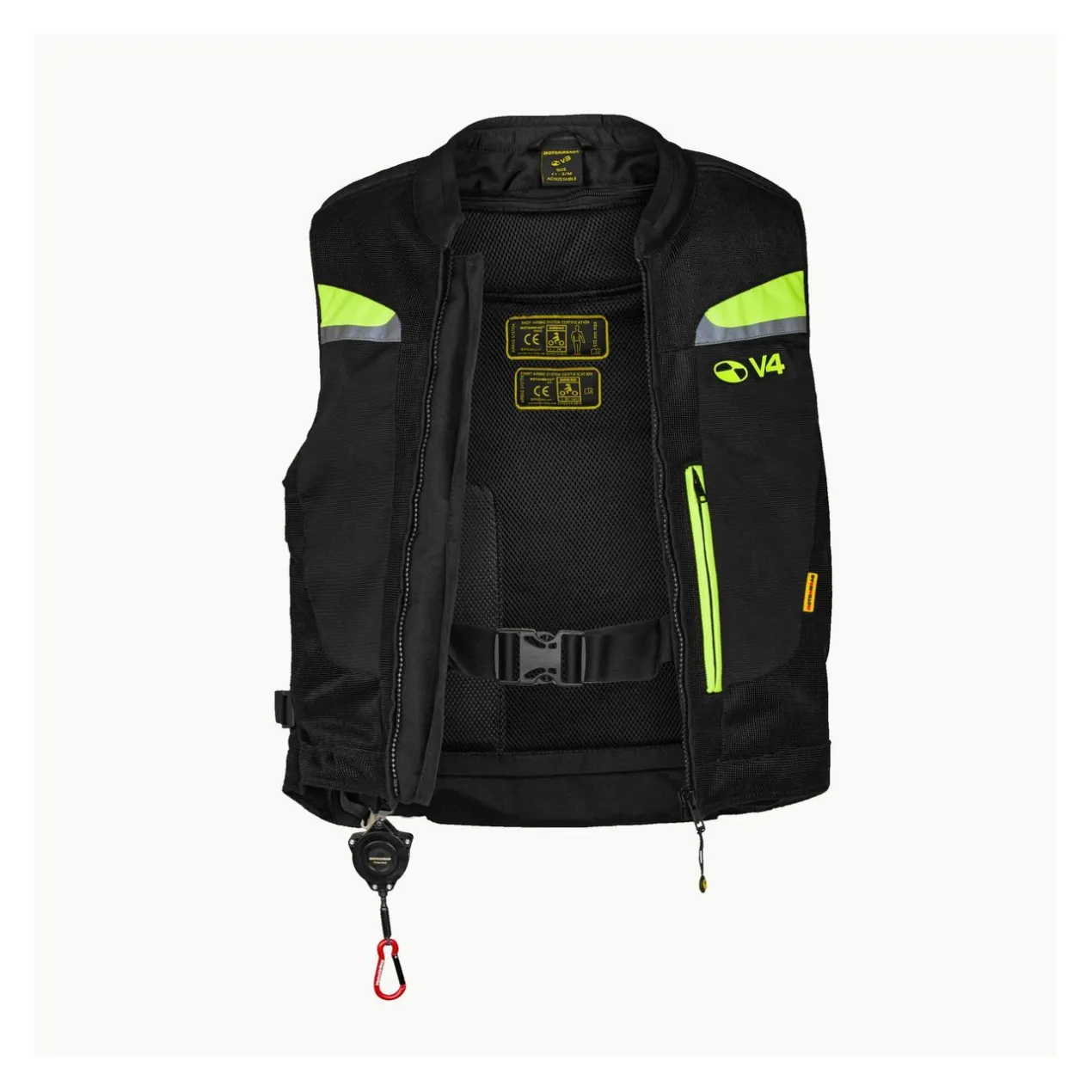 Motoairbag Mab V4 Modular Solo Gilet Nero