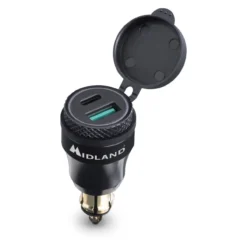 Mp-din-usb C Caricatore Usb+usb-c Din Midland