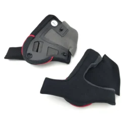 Nolan Guanciali Clima Comfort Tg.xl-2xl (40mm) Black Red Per Ncom.n104ab
