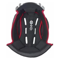 Nolan Interno Clima Comfort Tg.xs-s Black Red Per N104/evo/absolute