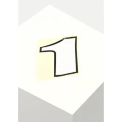 Numeri Adesivi Grandi 15x14 Numero 1