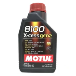 Olio Motul 8100 X-cess Gen2 5w40 Per Auto Conf 1lt Sintetico