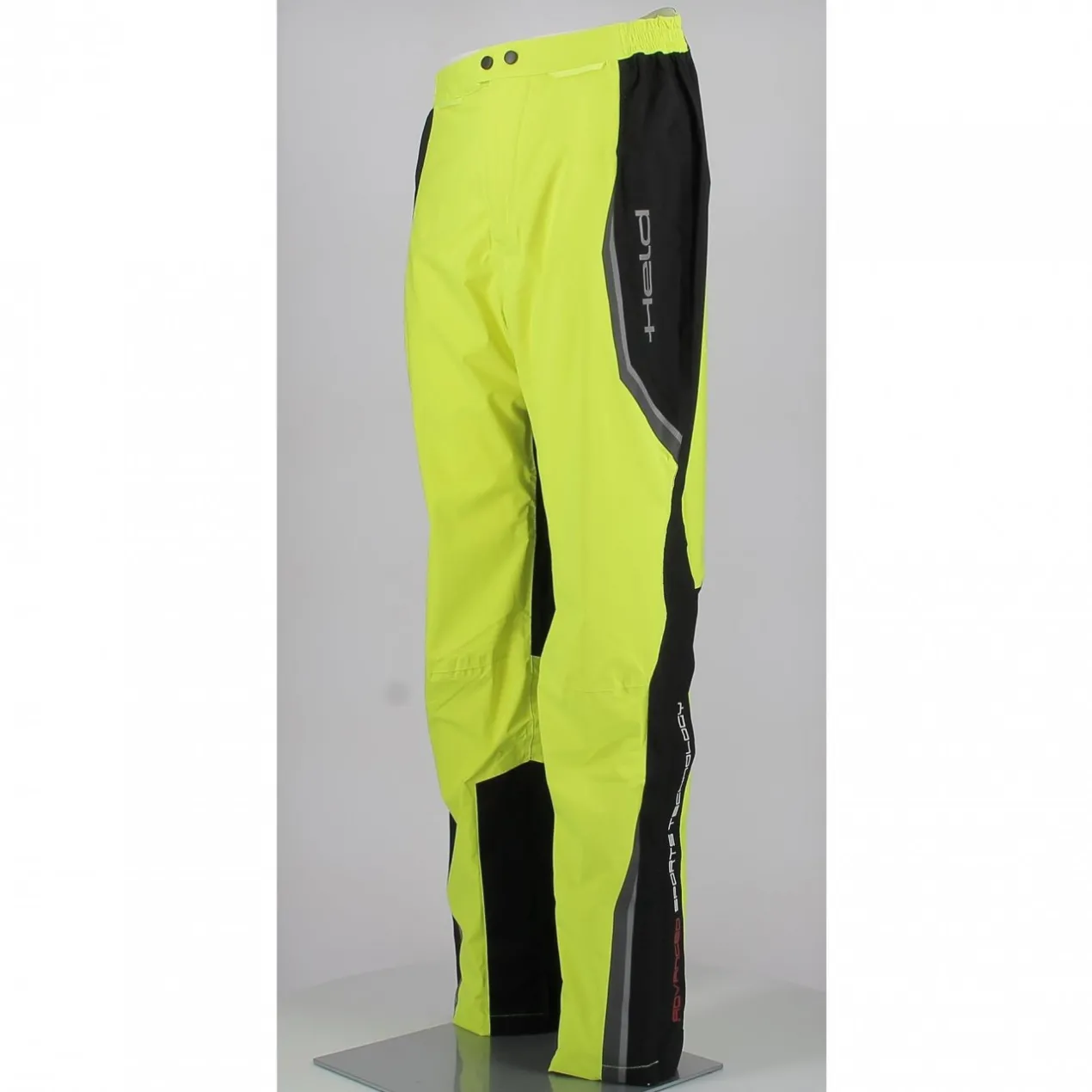 Pantalone Antipioggia Stretch Donna Held Rainblock Base Giallo Fluo Nero