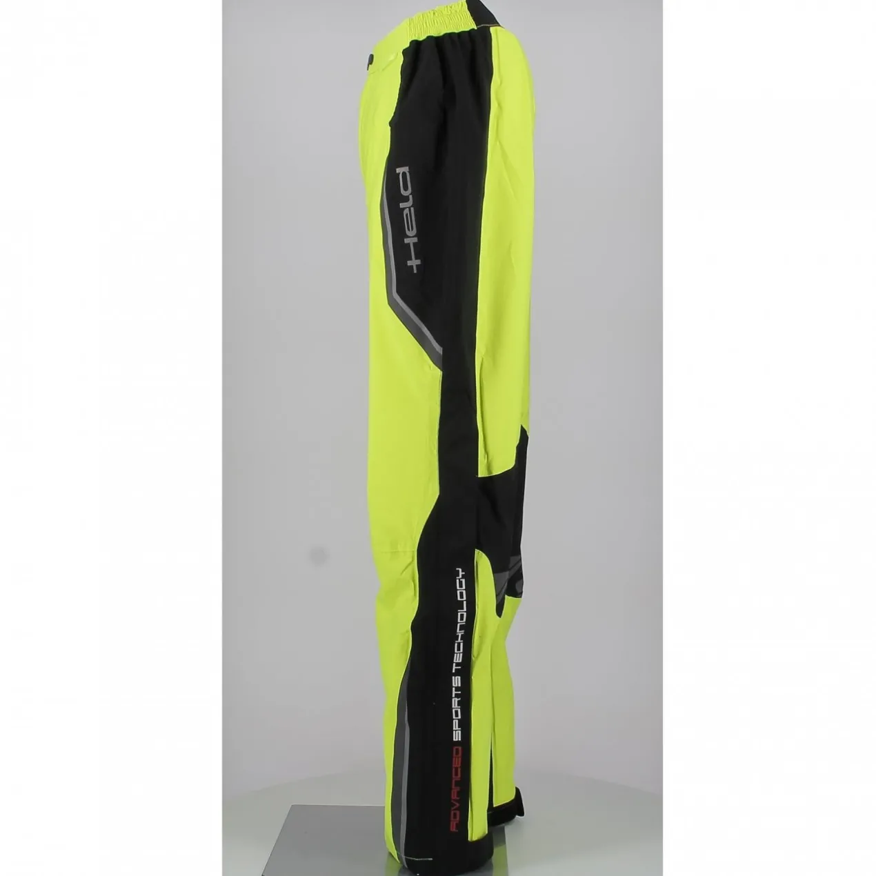 Pantalone Antipioggia Stretch Donna Held Rainblock Base Giallo Fluo Nero