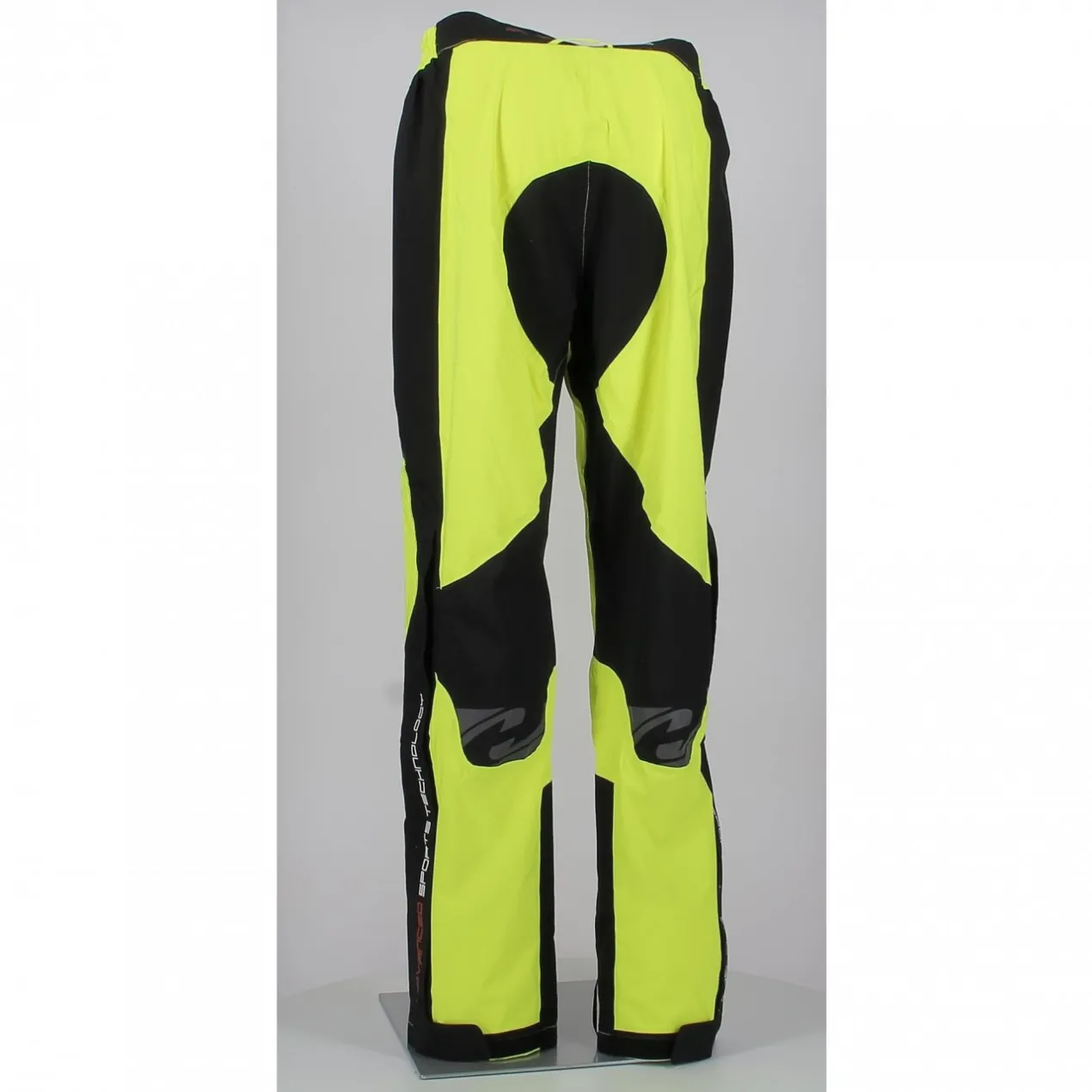 Pantalone Antipioggia Stretch Donna Held Rainblock Base Giallo Fluo Nero