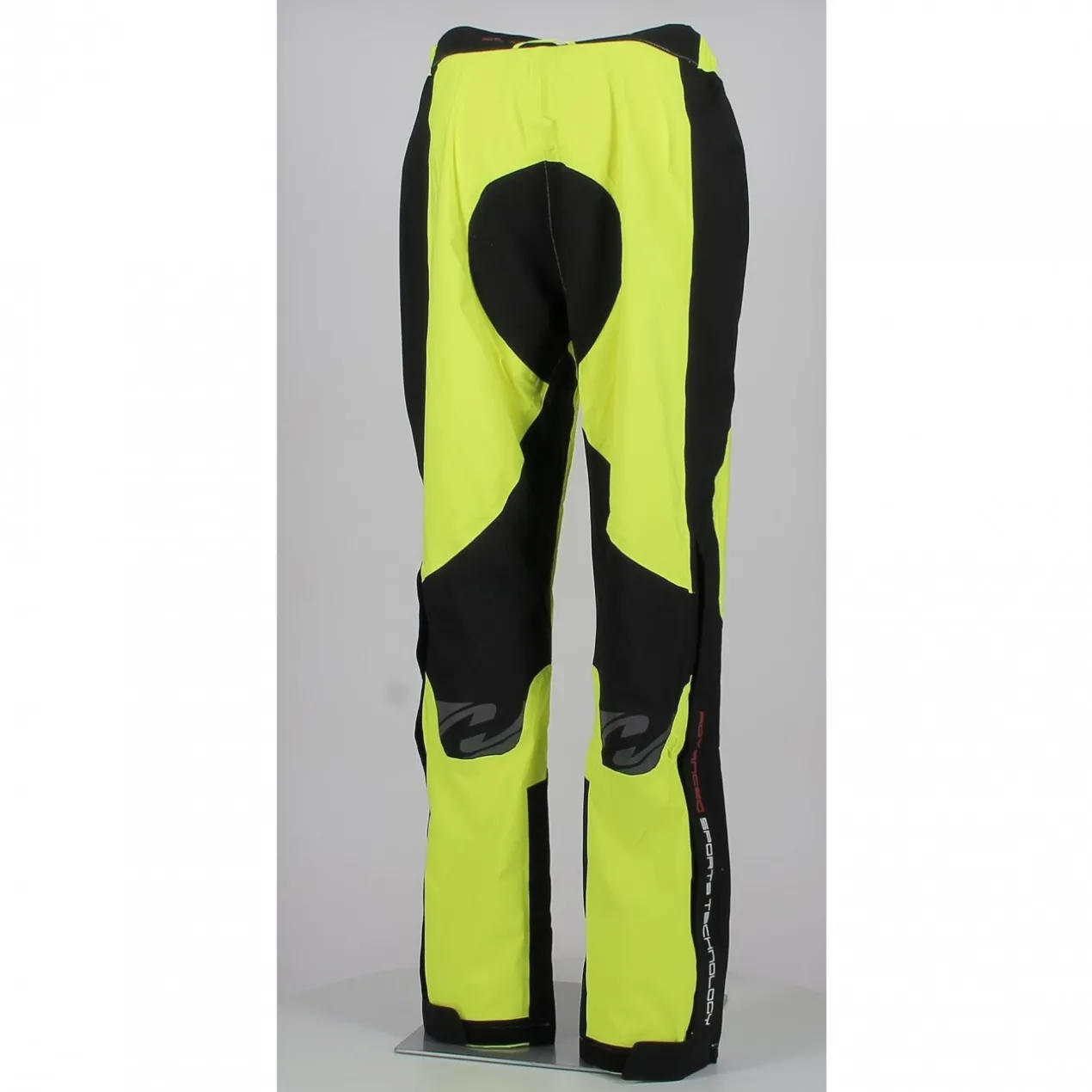 Pantalone Antipioggia Stretch Donna Held Rainblock Base Giallo Fluo Nero