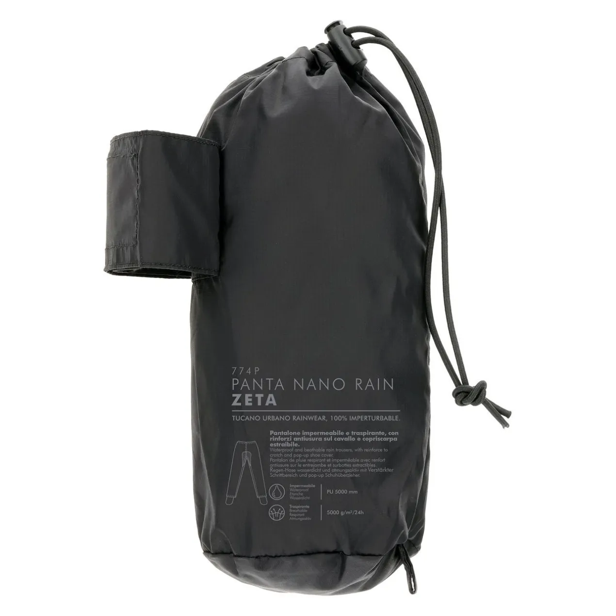 Pantalone Antipioggia Tucano Urbano Panta Nano Rain Zeta Nero