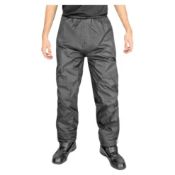 Pantalone Impermeabile Oj Down Con Apertura Nero