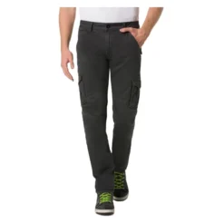 Pantalone Moto Pmj Santiago Uomo Made In Italy Grey