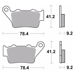 Pastiglie Brembo Road 07bb02sp