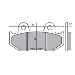 Pastiglie Rms 225100390 Burgman Post.