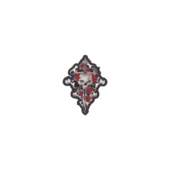 Patch Ricamata Lethal Threat Skull, Dagger & Rose Media