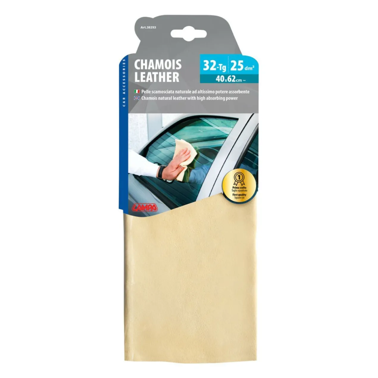 Pelle Scamosciata 40x62 Tg.32 Professional