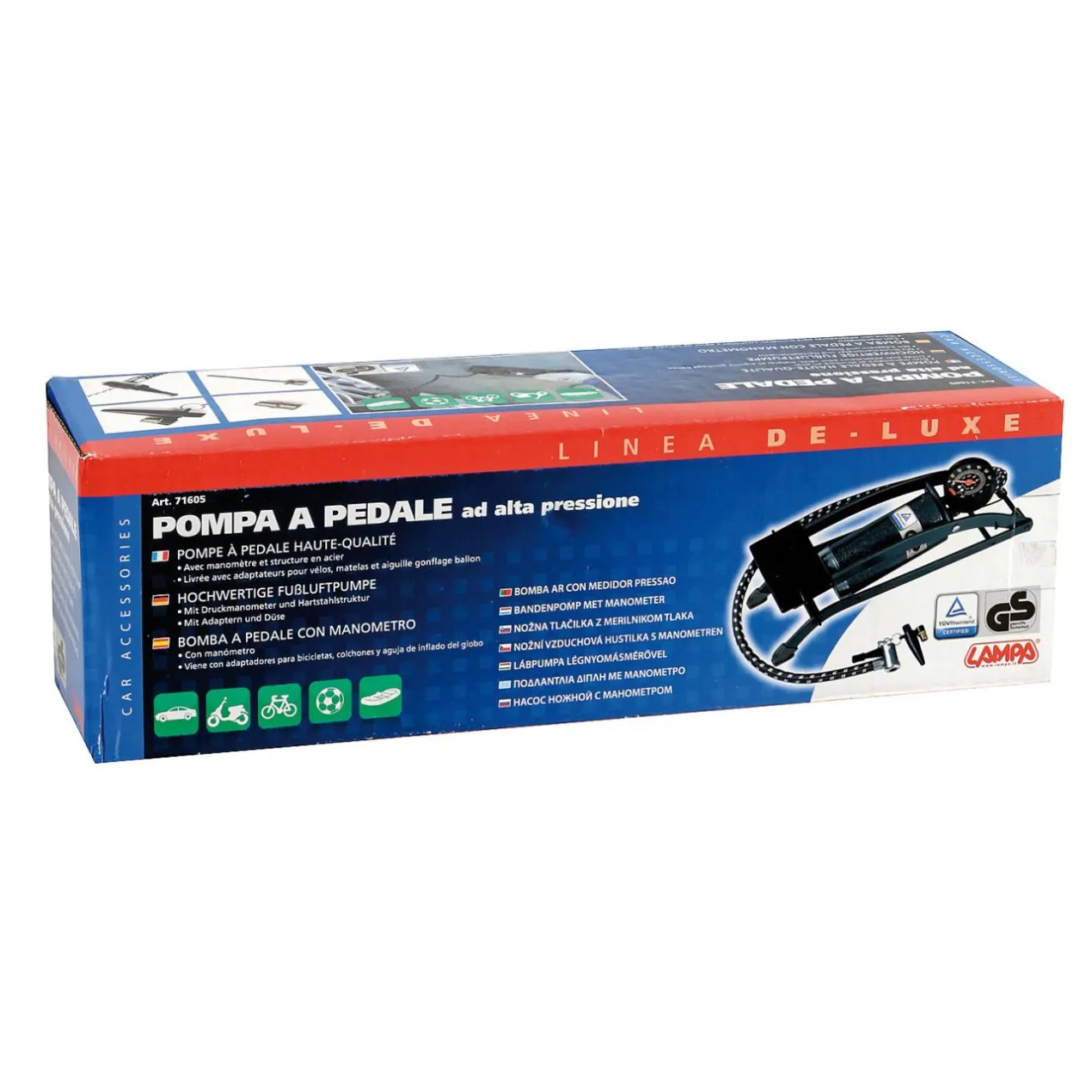 Pompa Pedale 120 Mm. De-luxe Lampa 71605
