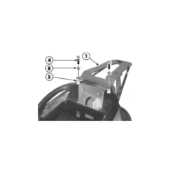 Portapacchino Givi Sr57 Piaggio X9 125-180-250 00/02