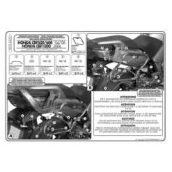 Portavalige Laterali Givi Plx174 Honda Cbf 500-600