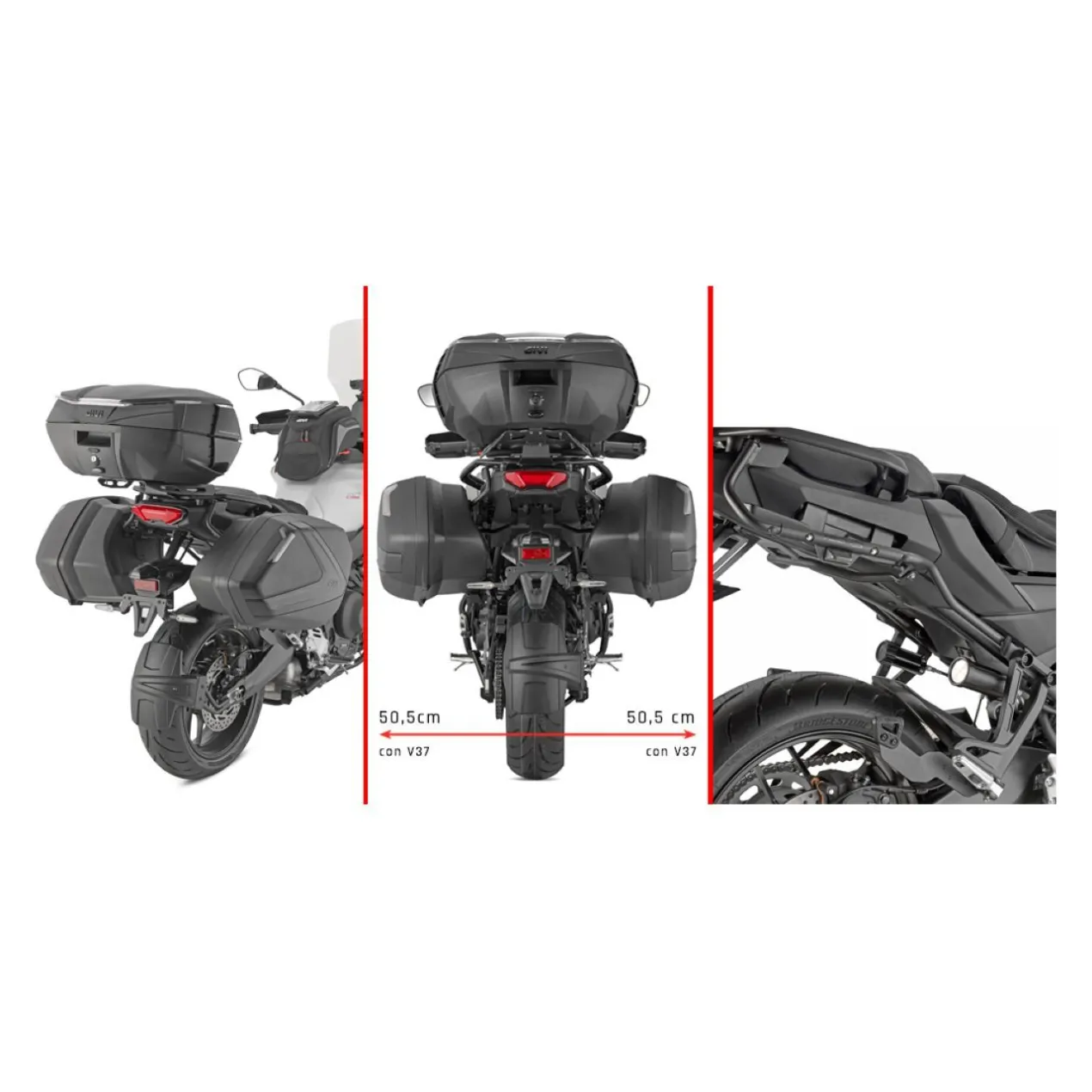 Portavaligie Laterale Givi Px2171 M.key Tech Yam.tracer 9-gt-gt+ 25