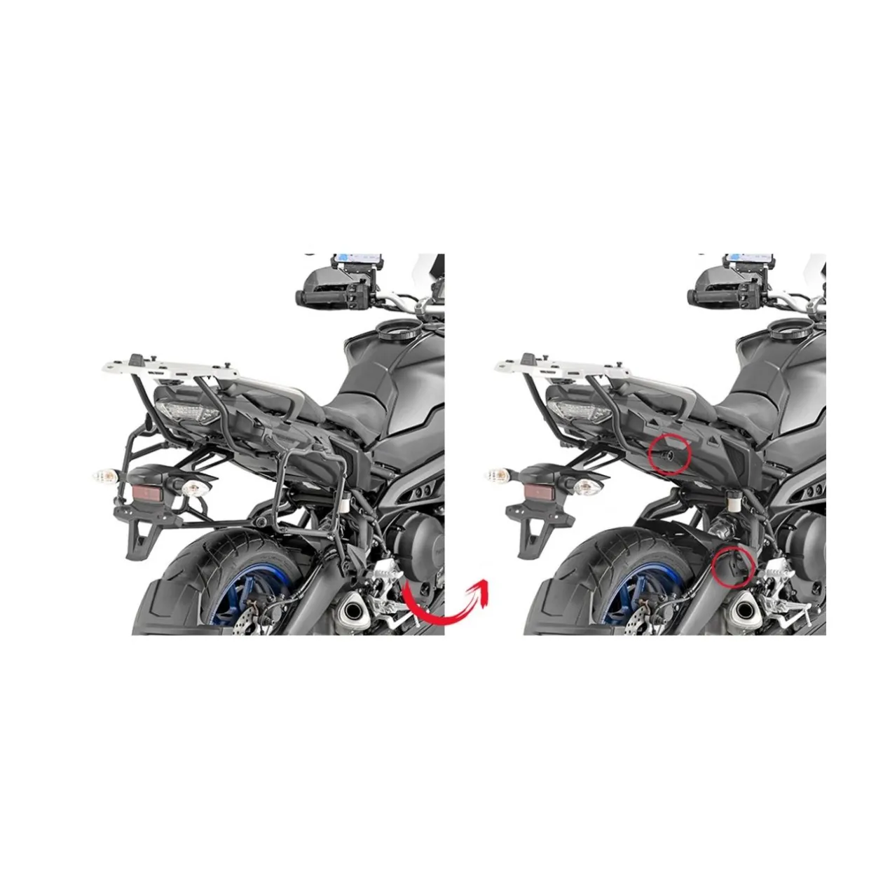 Portavaligie Laterale Givi Yamaha Tracer 900gt 2018