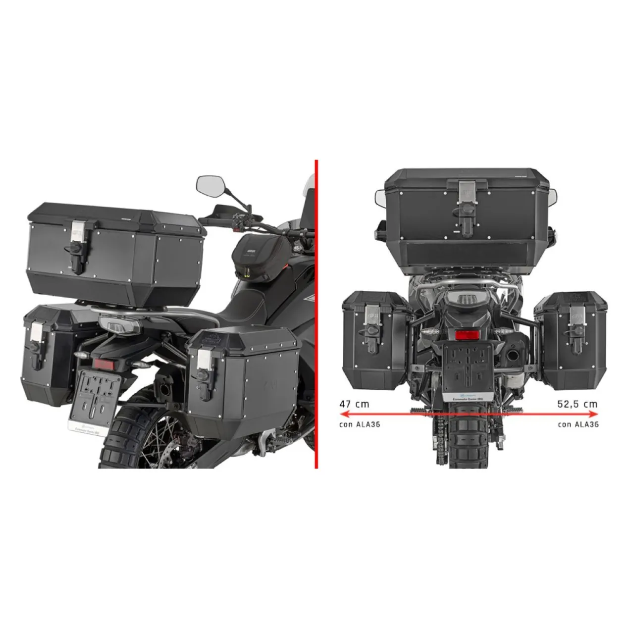 Portavaligie Lattacchi Cf Moto 800mt-x (2025) Givi Plo9227mk
