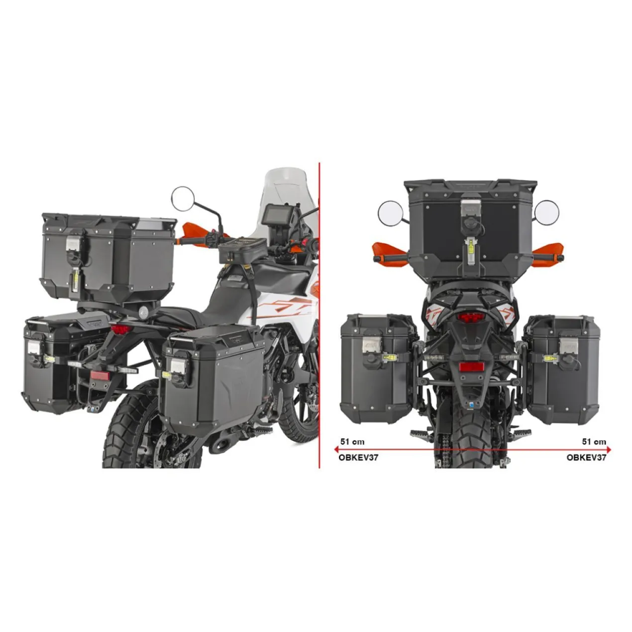Portav.l. Givi Plo7718cam Ktm 390 Adventure X / R '25-26