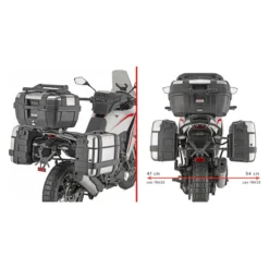 Portav. L. Moto Morini X-cape 700 (2025) Givi Plo9352mk