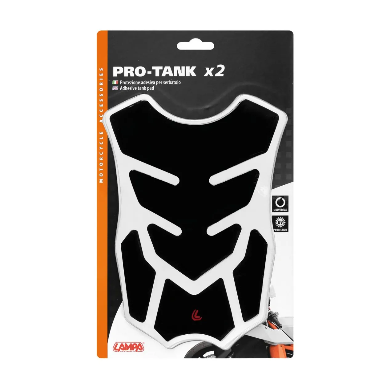 Protezione Adesivo Serbatoio Pro Tank X2 Black Lampa 90511