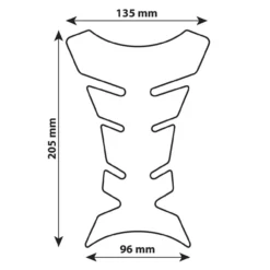 Protezione Adesivo Serbatoio Pro Tank X1 Carbon Look Lampa 90010
